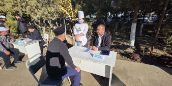 Qashqadaryo viloyati Nishon tumanida tashkil etilgan sayyor qabulda psixiatriya xizmati.